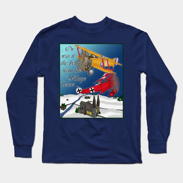 Christmas Bells Long Sleeve T-Shirt by lytebound